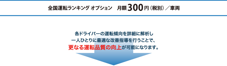 全国運転ランキング サービス提供価格